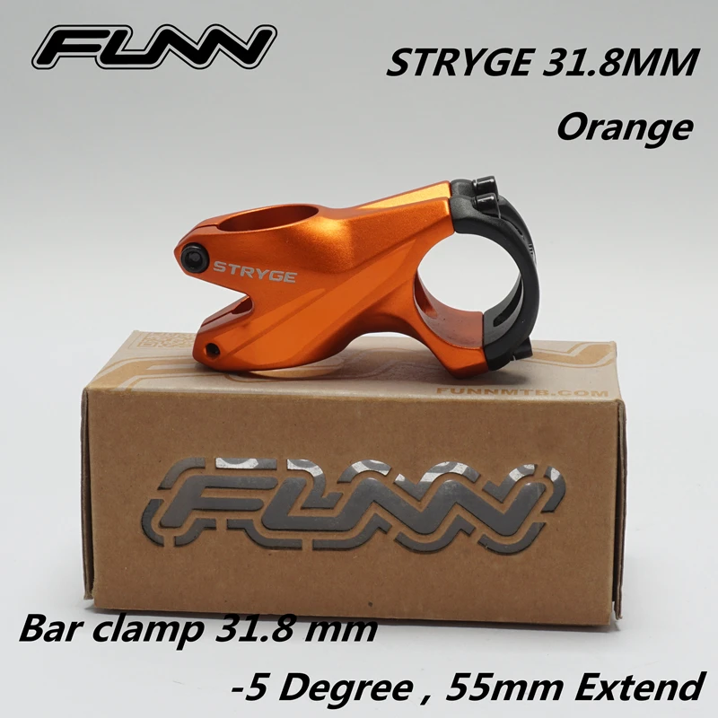 Вынос штока горного велосипеда FUNN STRYGE 3D зажим для из сплава-5 градусов 55 мм