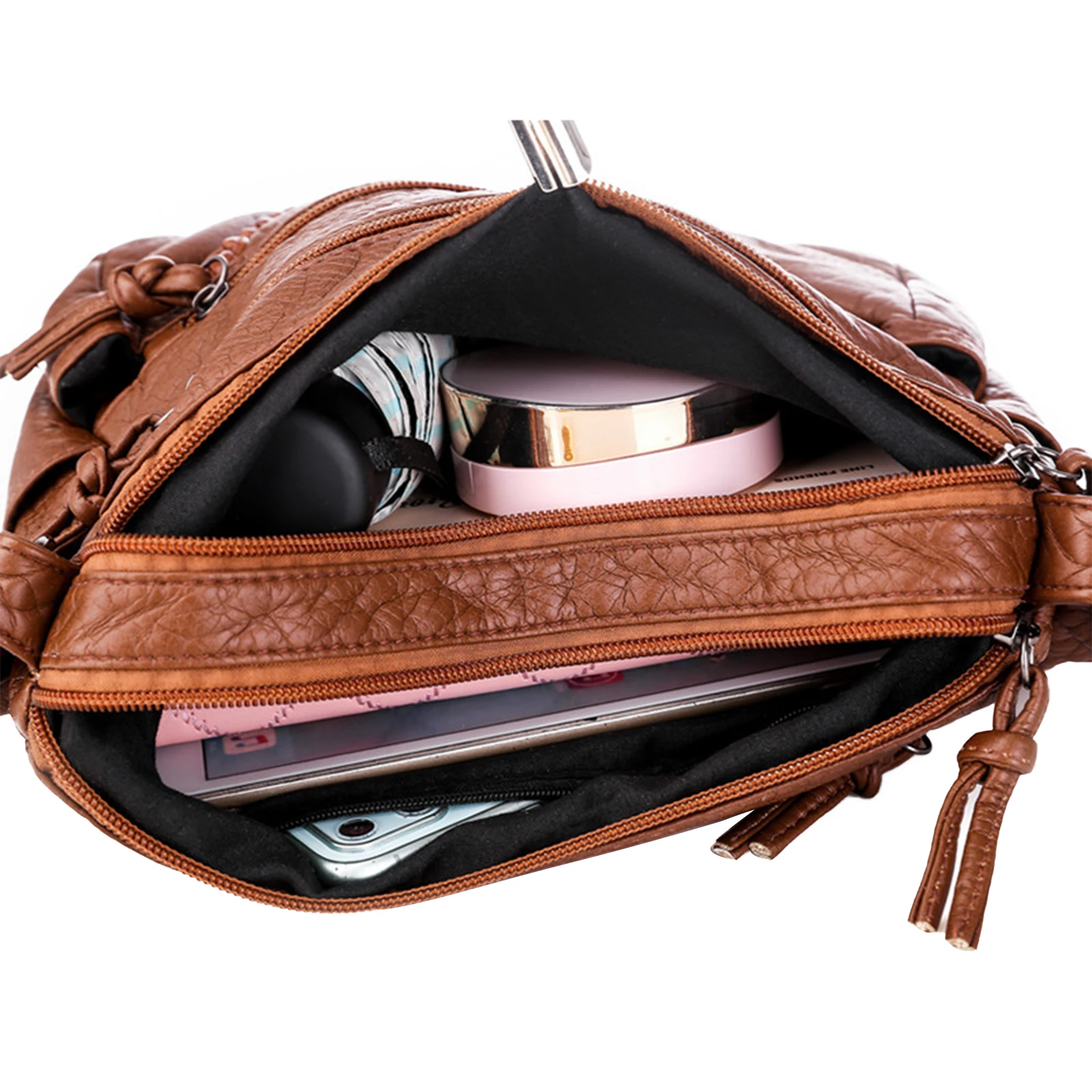 Женская сумочка-мессенджер в стиле ретро плетеная сумка на плечо легкий дорожный