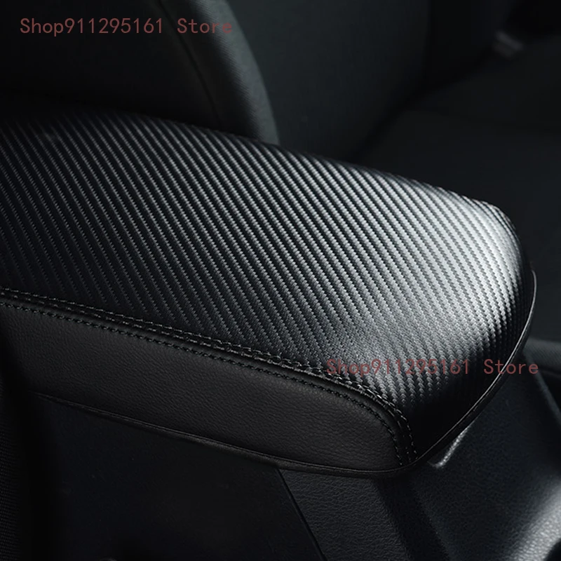 

Car Central Armrest Box Cover Center Console Protection Leather Case Car-Styling For Rav4 2014 2015 2016 2017 2018 2019
