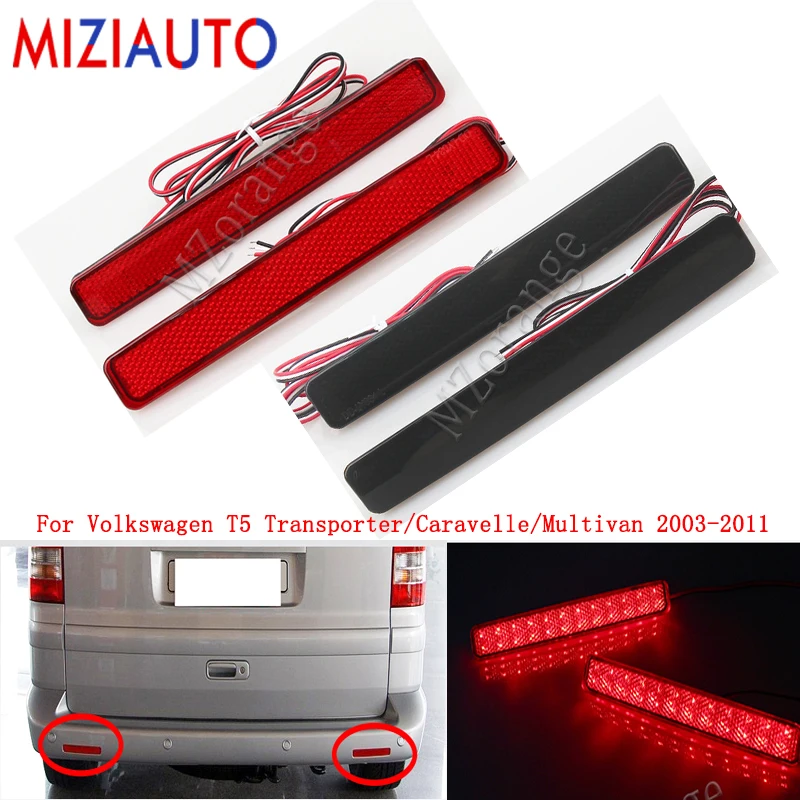 Светодиодный задний бампер отражатель светильник для VW T5 Transporter/Caravelle/Multivan 2003 2011