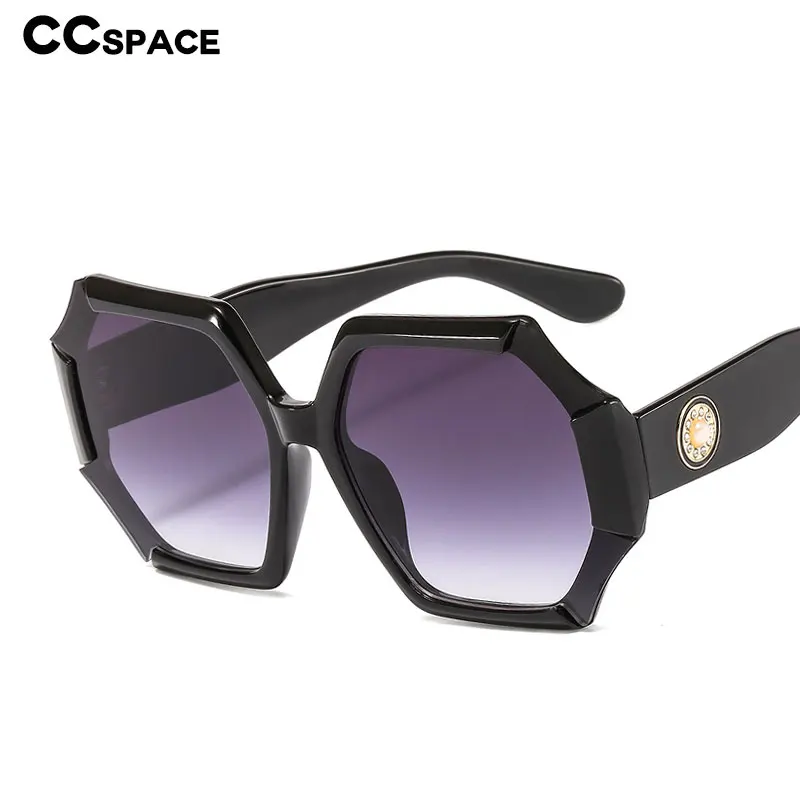 46244 жемчужные многоугольные ретро солнцезащитные очки для мужчин и женщин модные