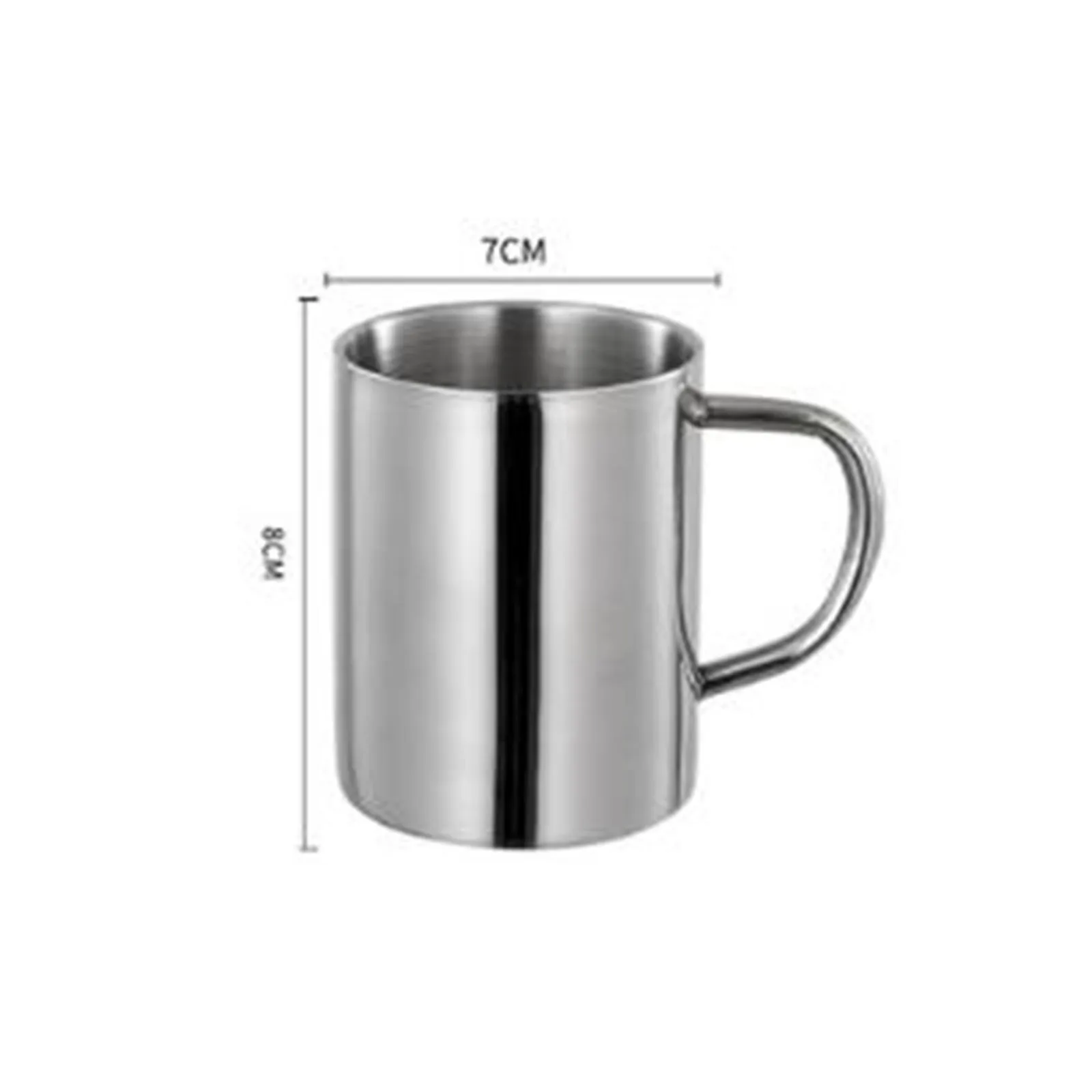

Stainless Steel Metal Cup Beer Wine Drinks Cups Simplicity Coffee Tumbler Tea Milk Mugs Bar And Kitchen Drinkware tool