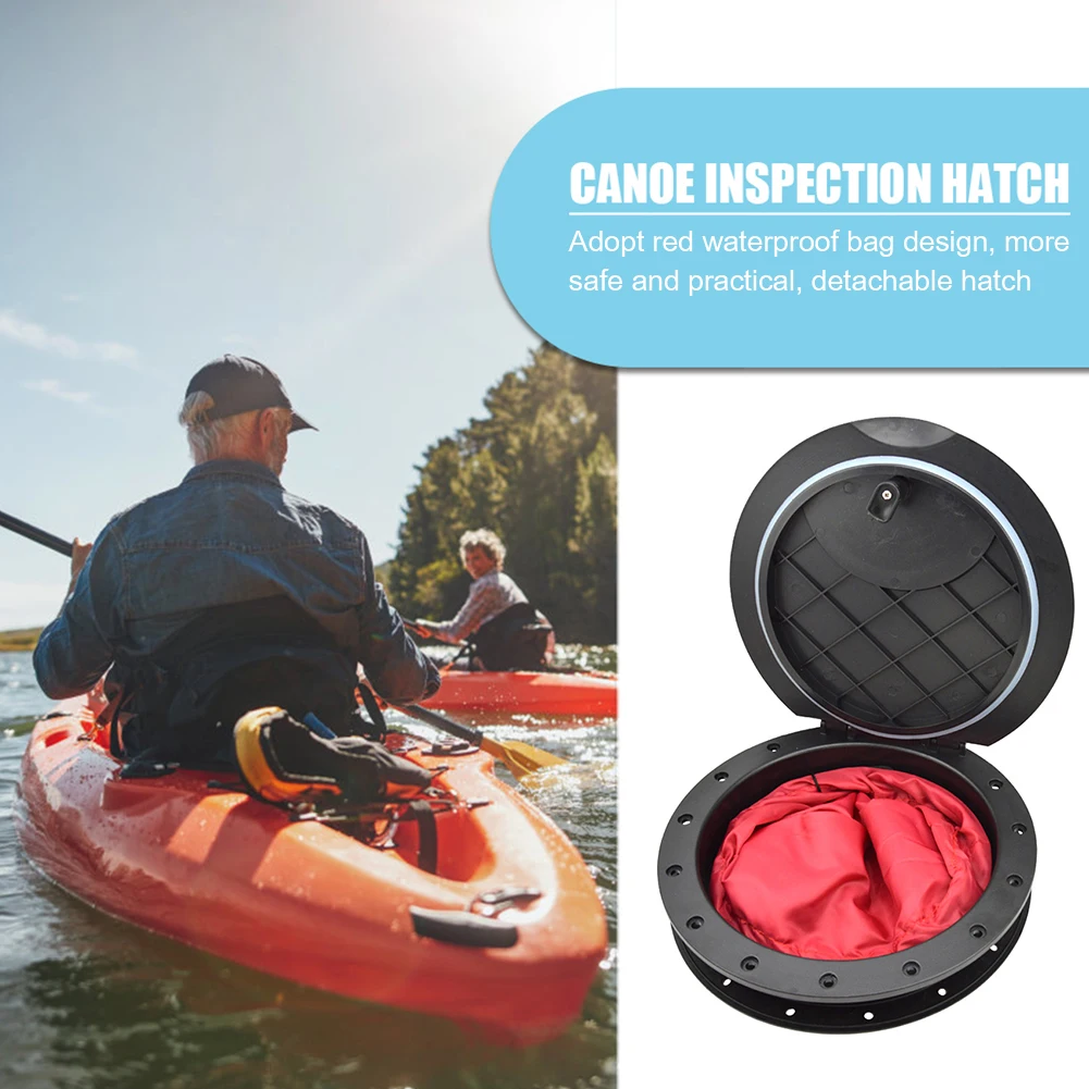 

9in Round Kayak Hatch Cover Plastic Boat Deck Inspection Hatch Cover Plate for Marine Canoe Fishing Boat Accessories