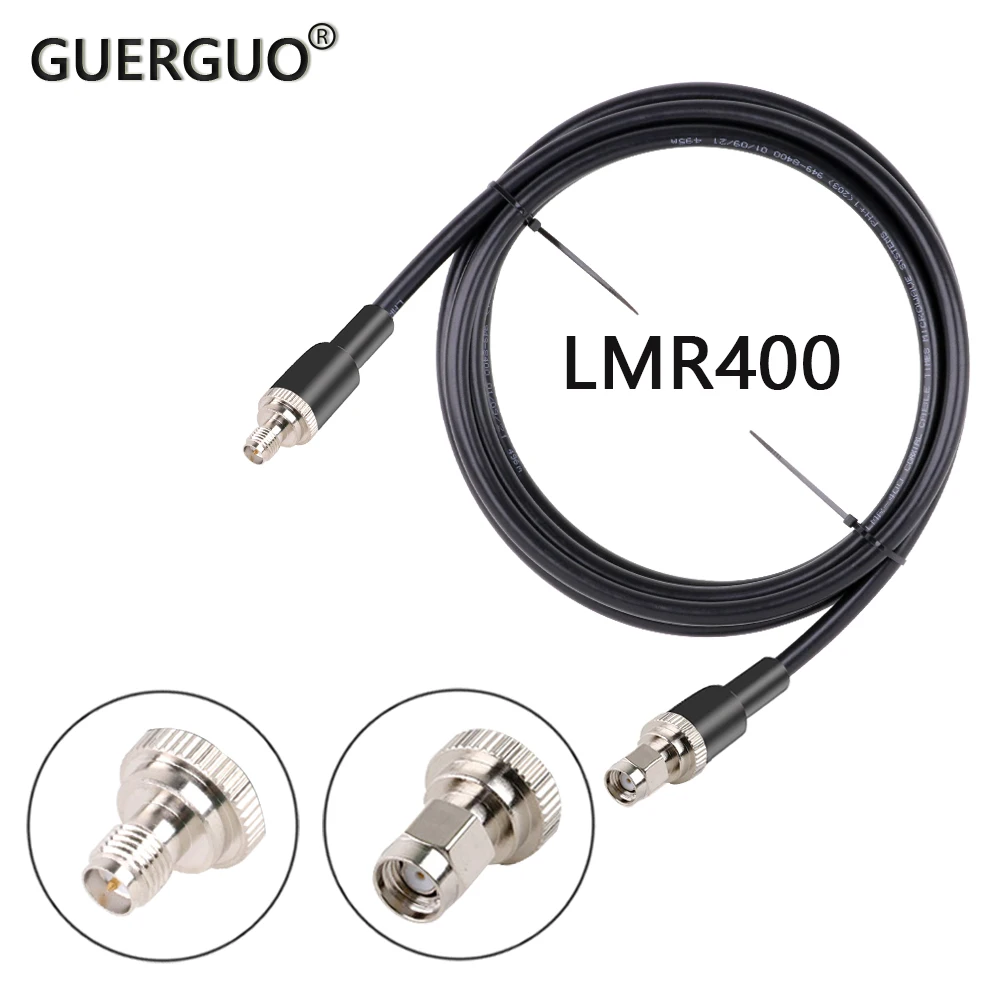 

LMR400 50-7 Cable RP SMA Male to RP SMA Female 50 Ohm Low Loss RF Adapter Pigtail WIFI Antenna Extension Signal Booster Jumper