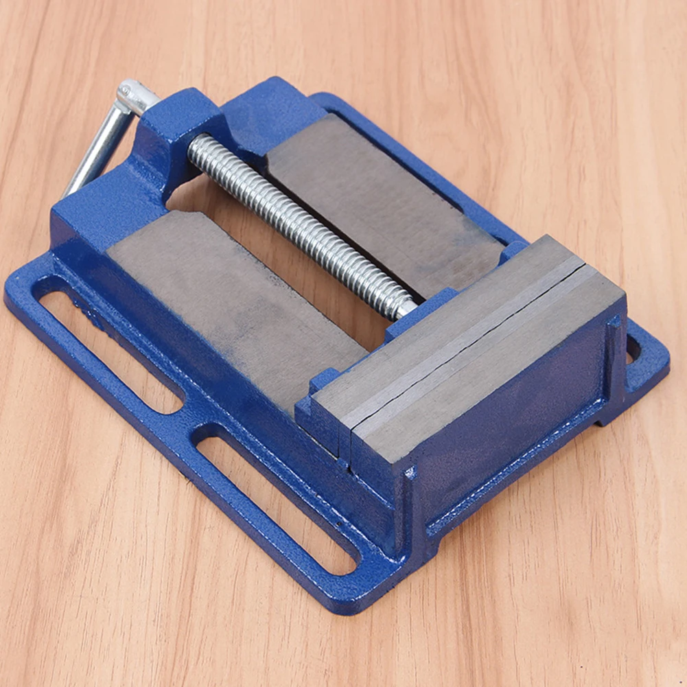 

Industrial Drill Press Vice 4inch Heavy Duty Steel Jaw Opening Cast Iron Bench Clamp Heavy Duty Drilling Clamp Mini Pliers