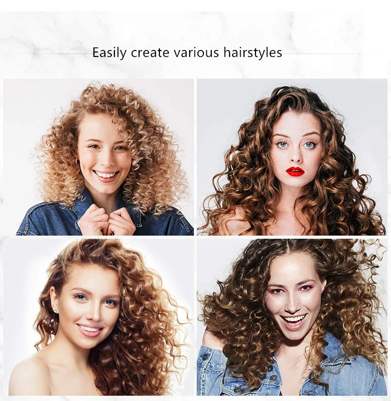 Керамическая плойка для завивки волос профессиональный утюжок с конусными