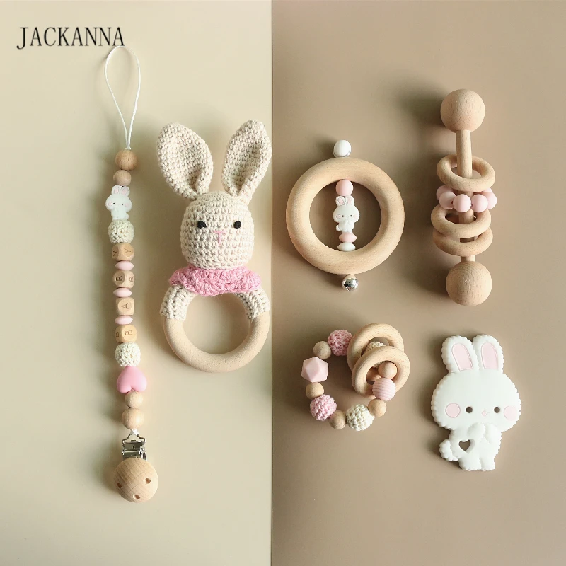 Персонализированные зажимы для соски детей браслеты прорезывания зубов