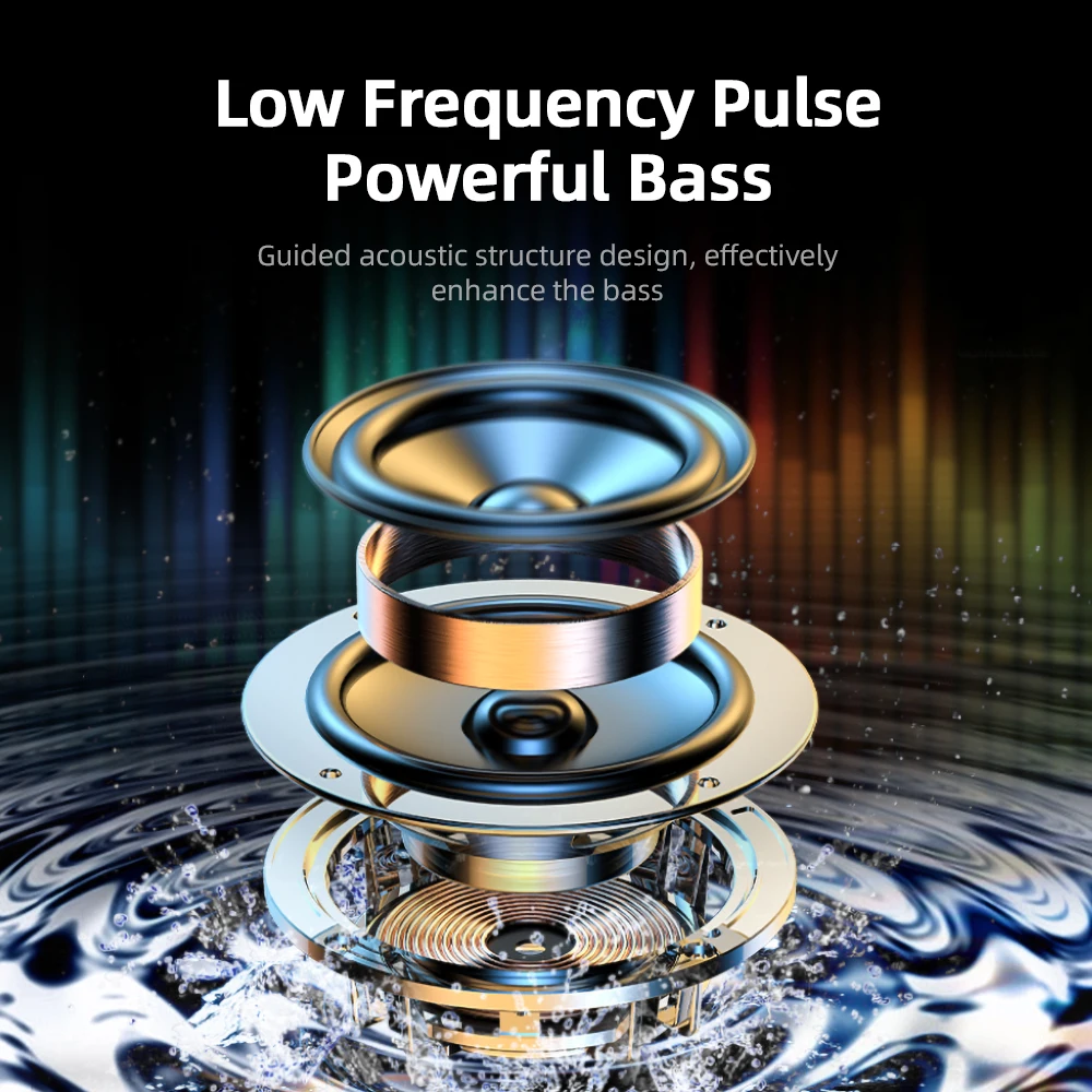 Портативная Bluetooth колонка мощный мини динамик с поддержкой 18 часов работы для