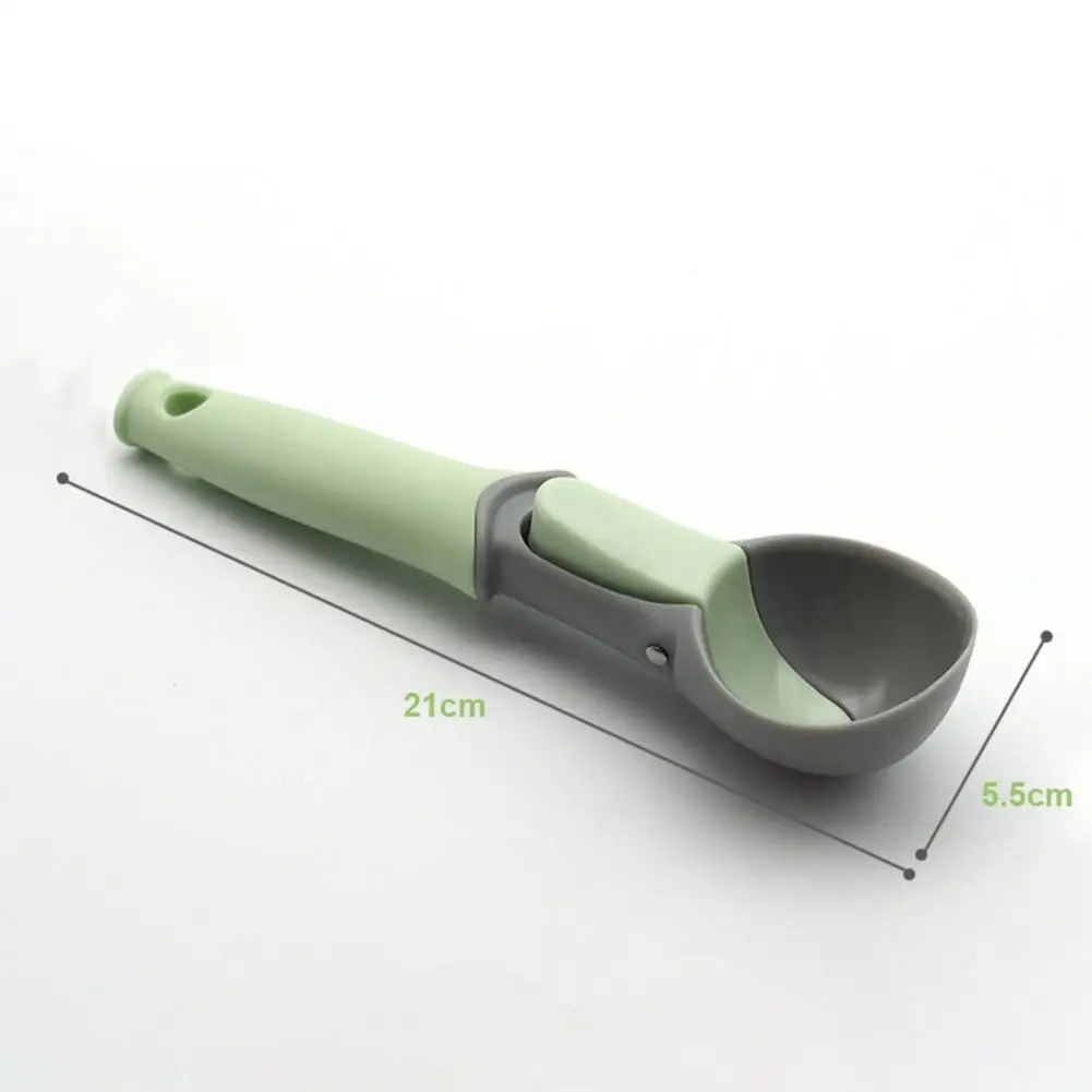 

Ice Cream Scoop Rubber And Plastic Ice Cream Spoon Watermelon Baller Scoop Fruit Dessert Spoon Ice Cream Ball Maker Kitchen Tool
