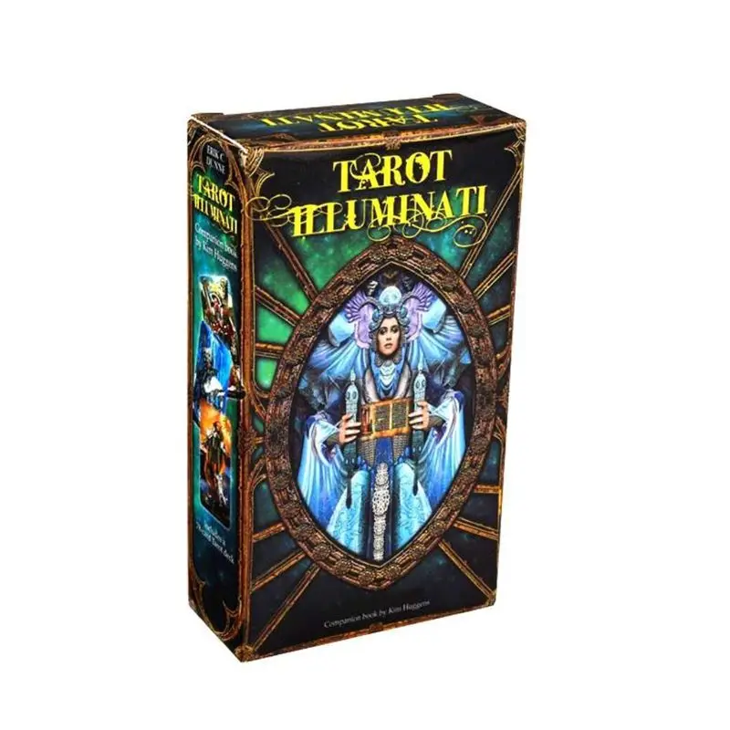 

Tarots Illuminati Kit 78 Cards Deck Divination Fate Family Party Board Game Toy 62KF