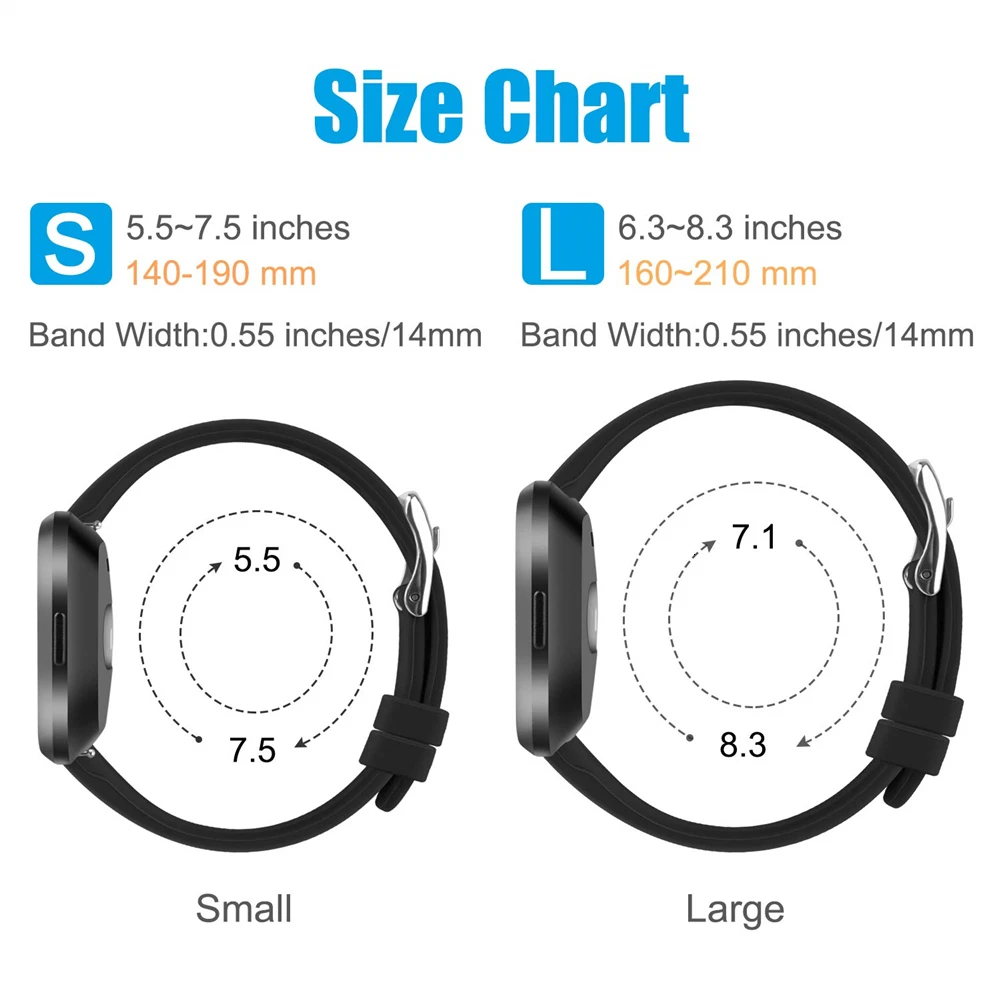 Часы наручные Fitbit Versa 2 мужские и женские заменяемые тонкие силиконовые с