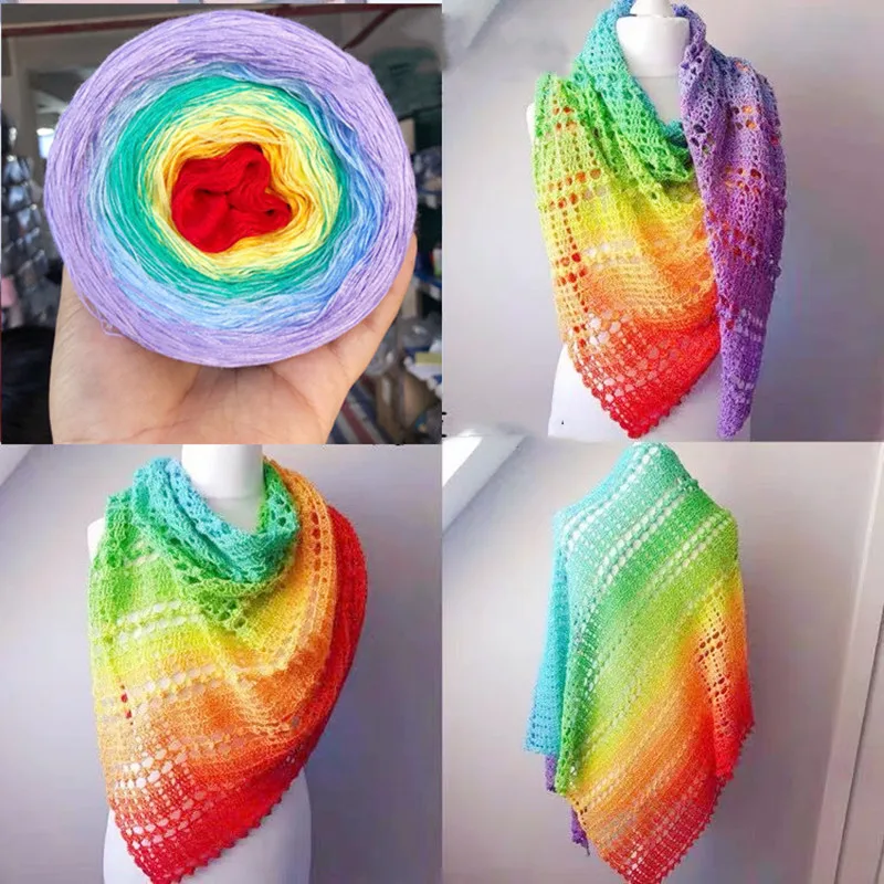 300 г 4 акции 100% органический хлопок смесь пряжа весна и лето вязание крючком