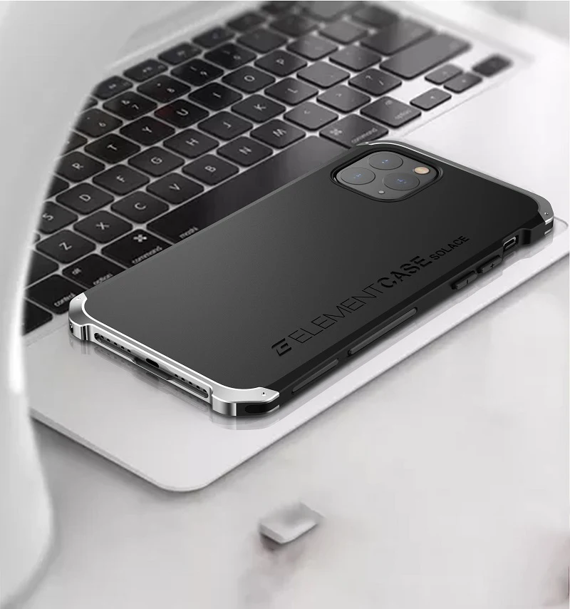 Металлический Алюминиевый Чехол Bumber для iphone 11, чехол-гибрид, задняя крышка из поликарбоната для iphone 11 pro max, чехол, противоударный чехол, Fundas