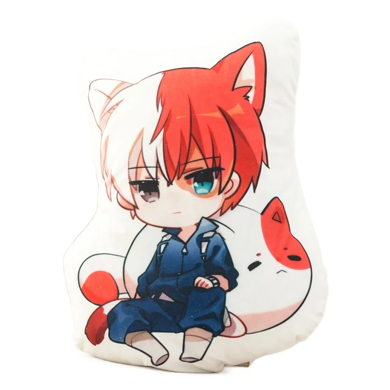 

My Hero Academia Anime 40-50cm Plush Unisex Pillow Boku Yoh Asakura Katsuki Bakugo Shoto Toooroki Cartoon Pillow Cosplay Props