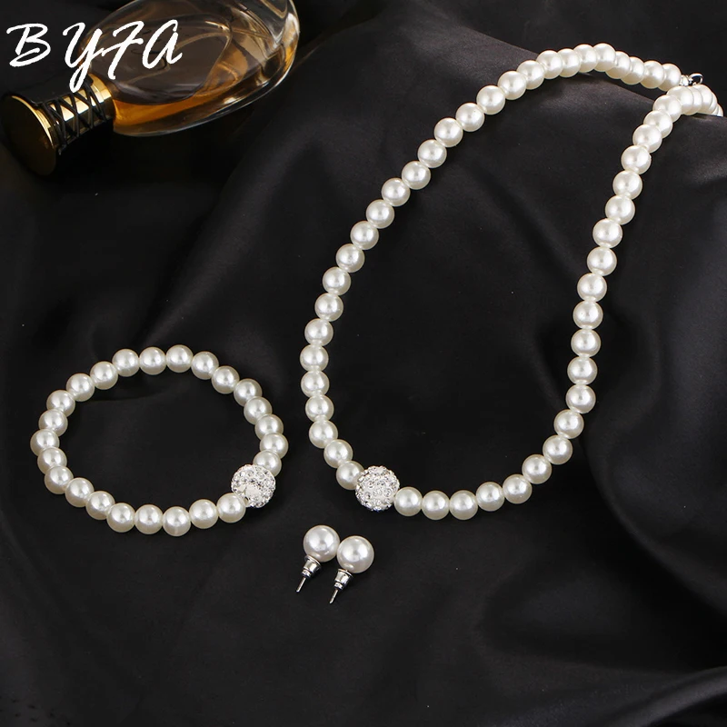 Модный свадебный свитер невесты с кристаллами имитация жемчуга белая цепочка