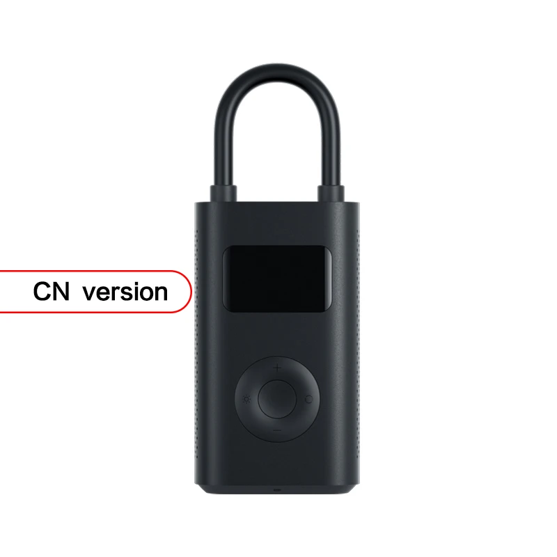 CN Version Xiaomi Mi Электрический насос Портативный Умный Цифровой датчик давления в шинах для велосипеда мотоцикла автомобиля футбола - Цвет: CN Version