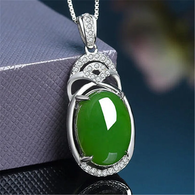 Жемчужное серебро 925 мозаика изумрудного цвета Женская Турецкая бижутерия