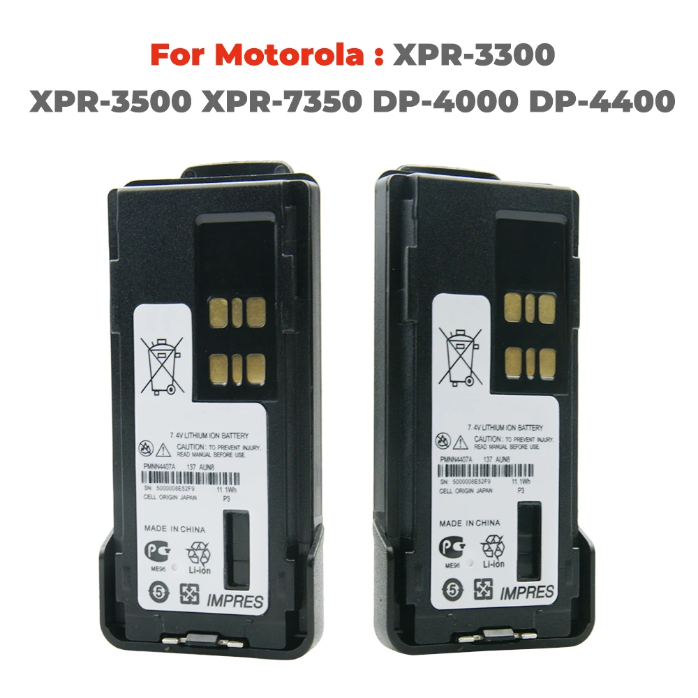 10 шт. imпрес 1800 мА/ч литий-ионный аккумулятор для Motorola XPR3300 XPR3500 XPR7350 XPR7380 XPR7550 XPR7580