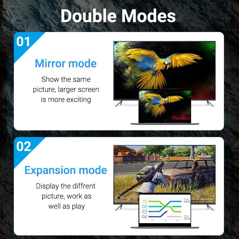 Адаптер Vention с Type C на HDMI конвертер VGA Thunderbolt 3 док станция для MacBook Huawei Mate 30 Pro USB