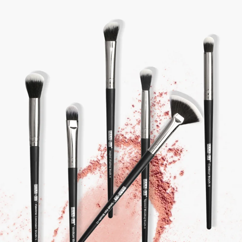 Набор кистей для макияжа Профессиональные 12 шт./лот кисти смешивания теней век