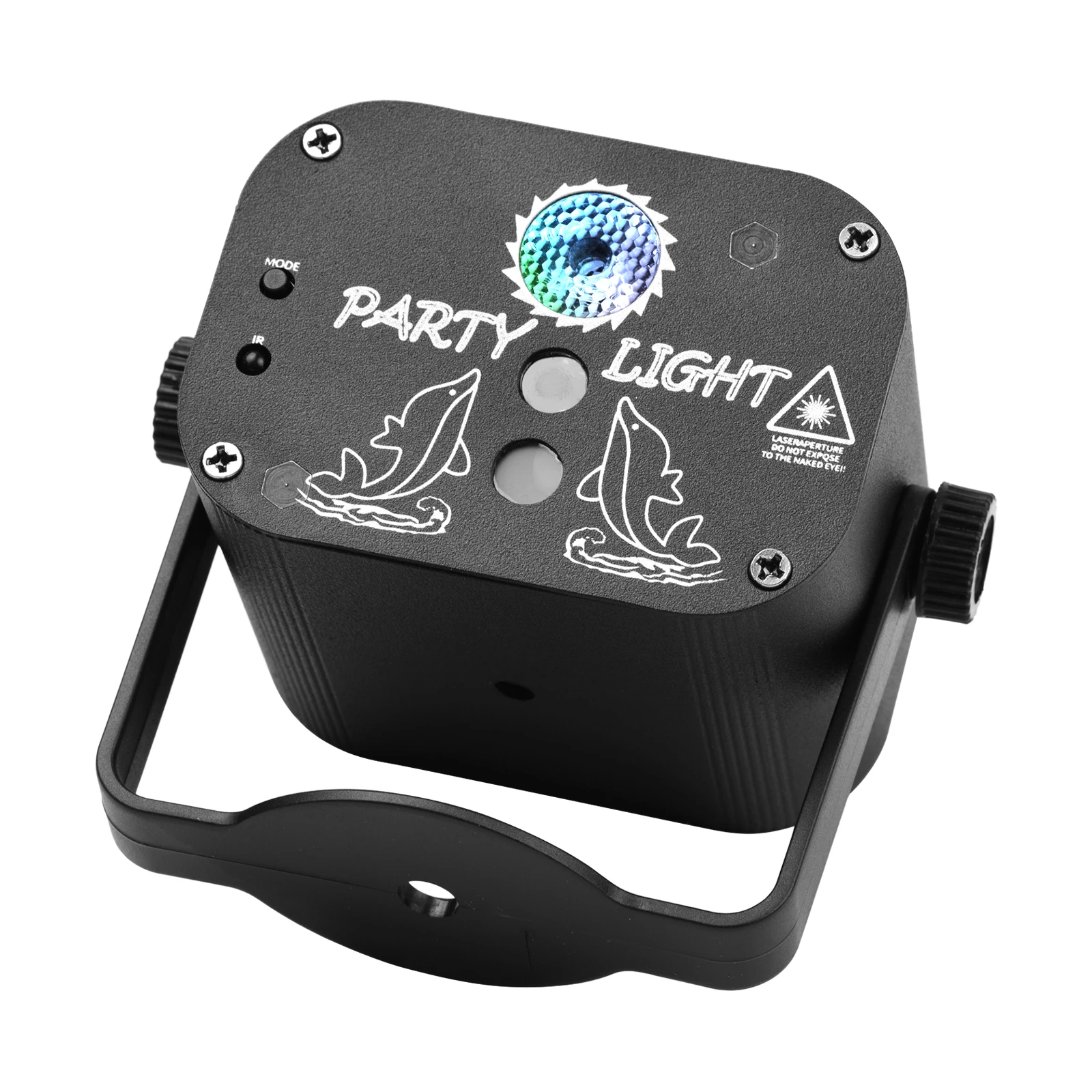 Muslady IGB-T818 Mini Projector Light Stage Beam Lights USB Powered Sound Activated Remote Control with Strobe Flash Effects | Спорт и