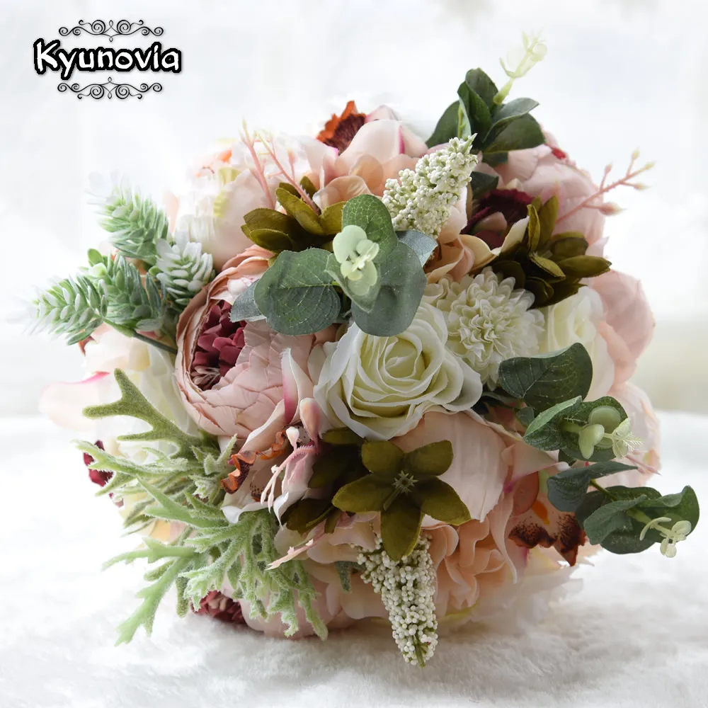 Kyunovia Новый камелии безкаблука по Букеты Свадебные растения Цветочный букет