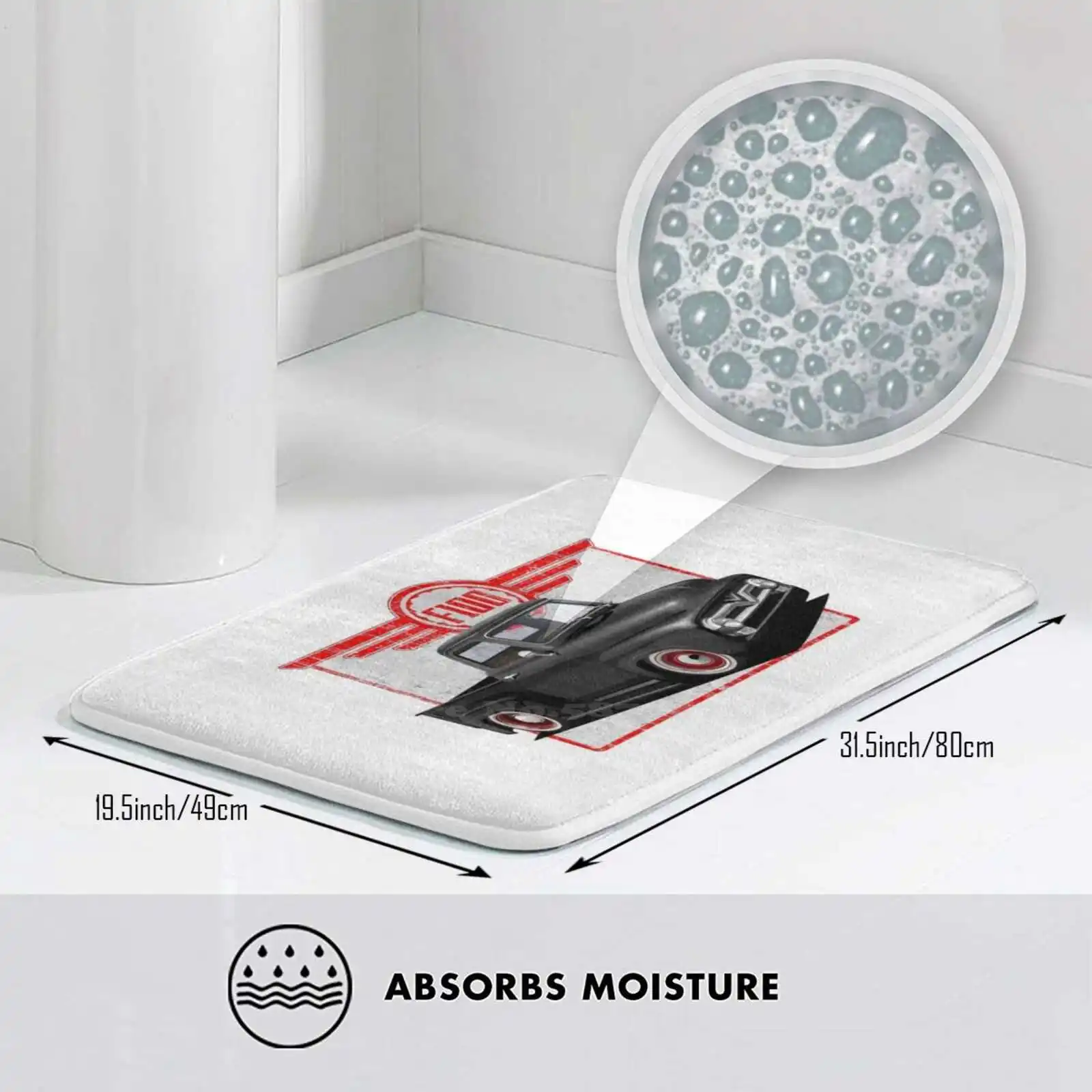 Черный домашний ковер для грузовика 00 3 размера комнаты черный пикапа Ford