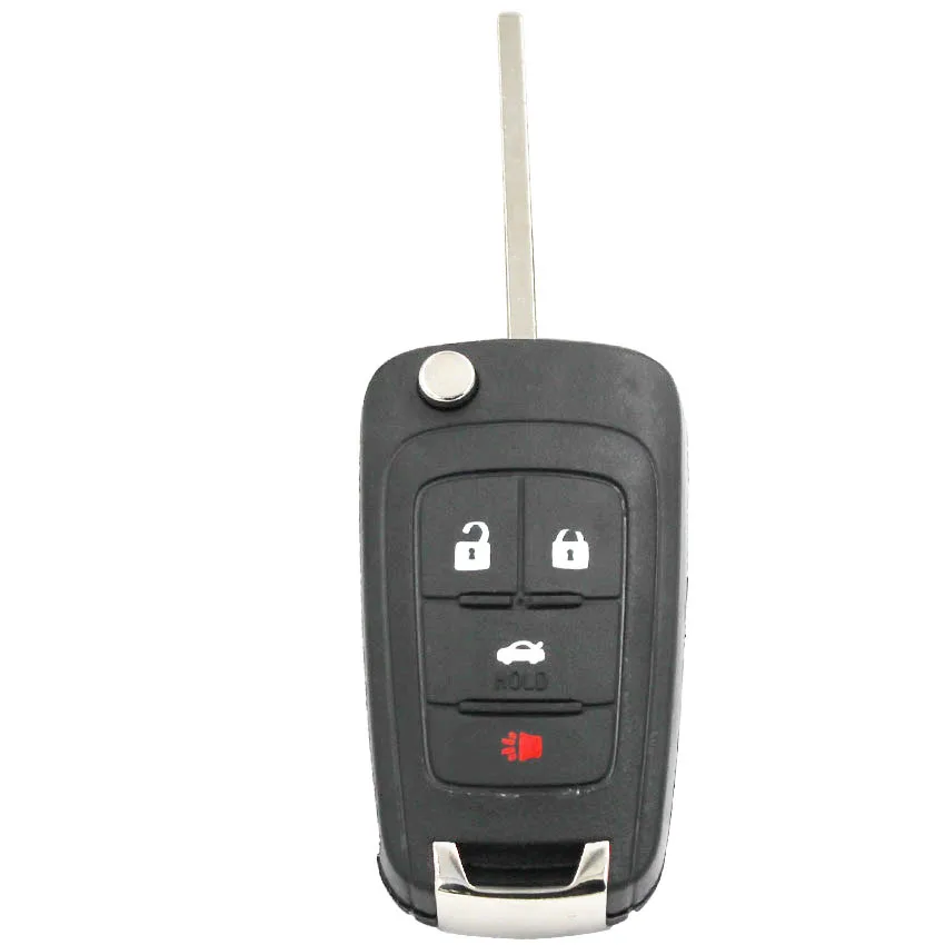 4/5 Кнопка Замена оболочки флип складной чехол для ключей Fob 3 + 1 кнопки Chevrolet Cruze