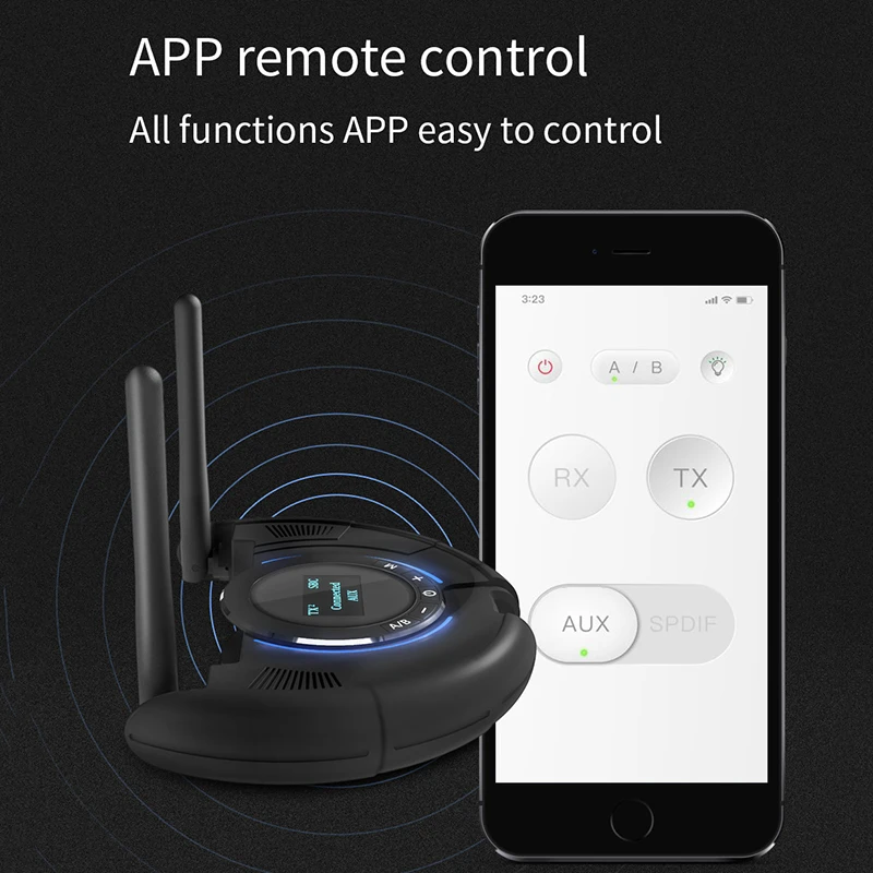 Bluetooth аудио передатчик CSR8675 AptxHD с низкой задержкой 100 м|Беспроводные адаптеры| |