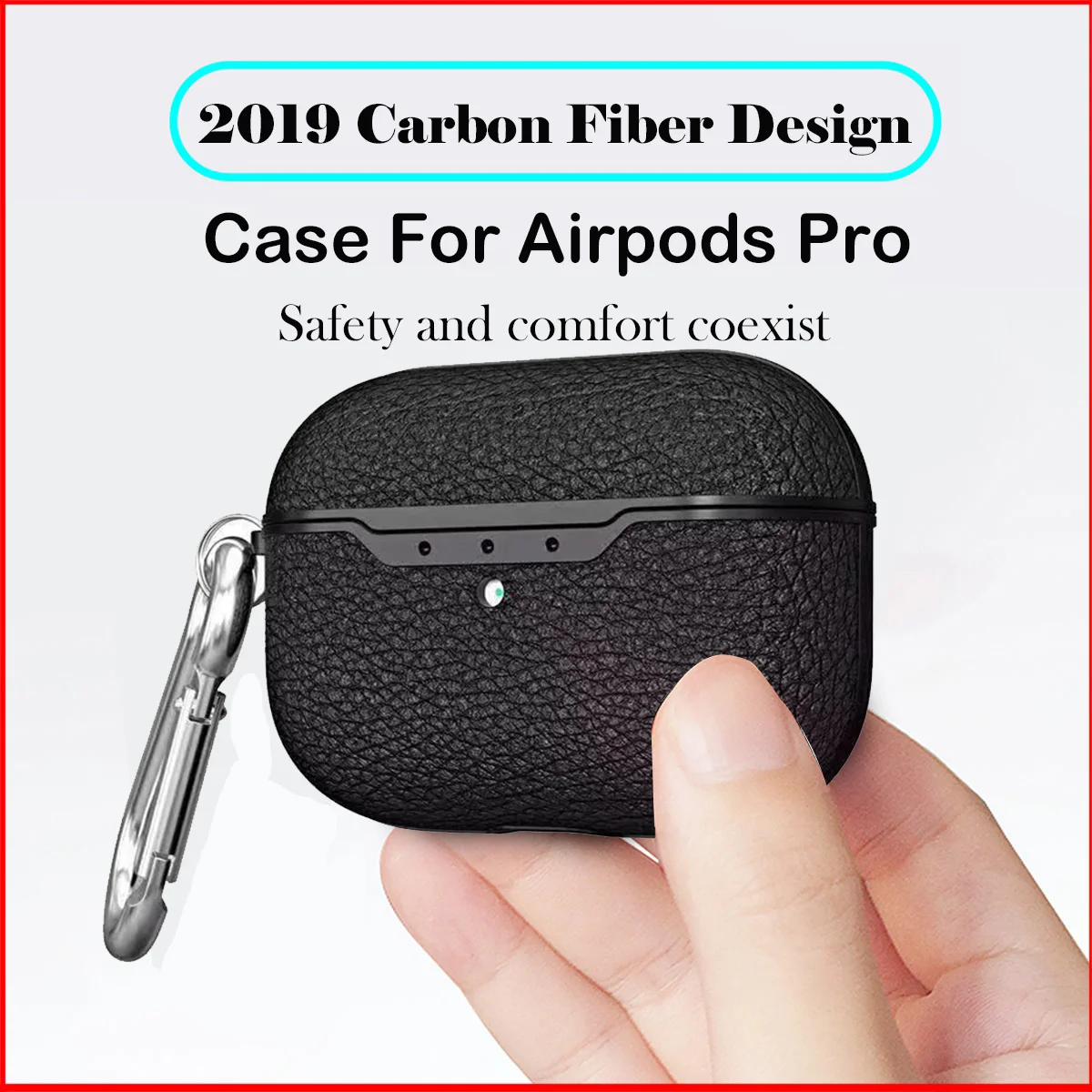 Мягкий чехол из углеродного волокна для Airpods Pro 2019 беспроводной с Bluetooth airpod 3 Apple Air