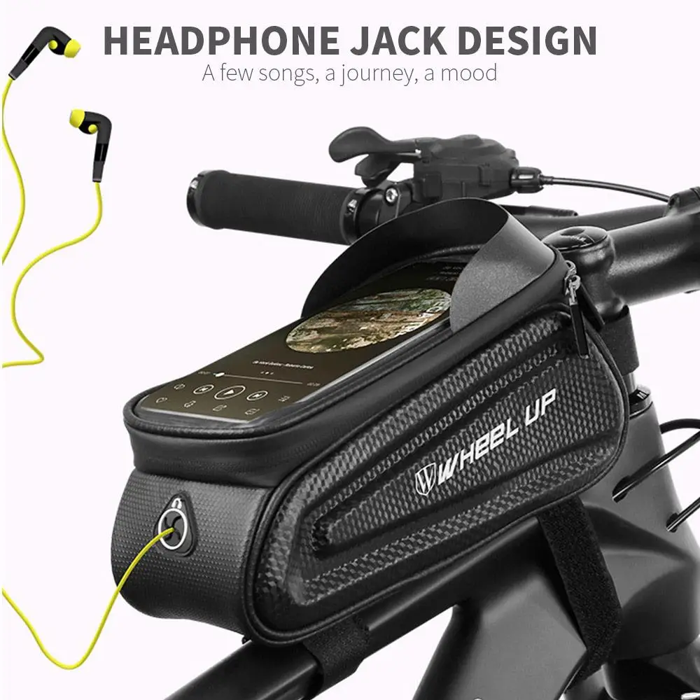 4.7-7 Inch Bicycle Front Frame Bag Phone Holder Pouch 2020 New Hot Touch Screen Waterproof 2 Colors Mountain Bike | Спорт и