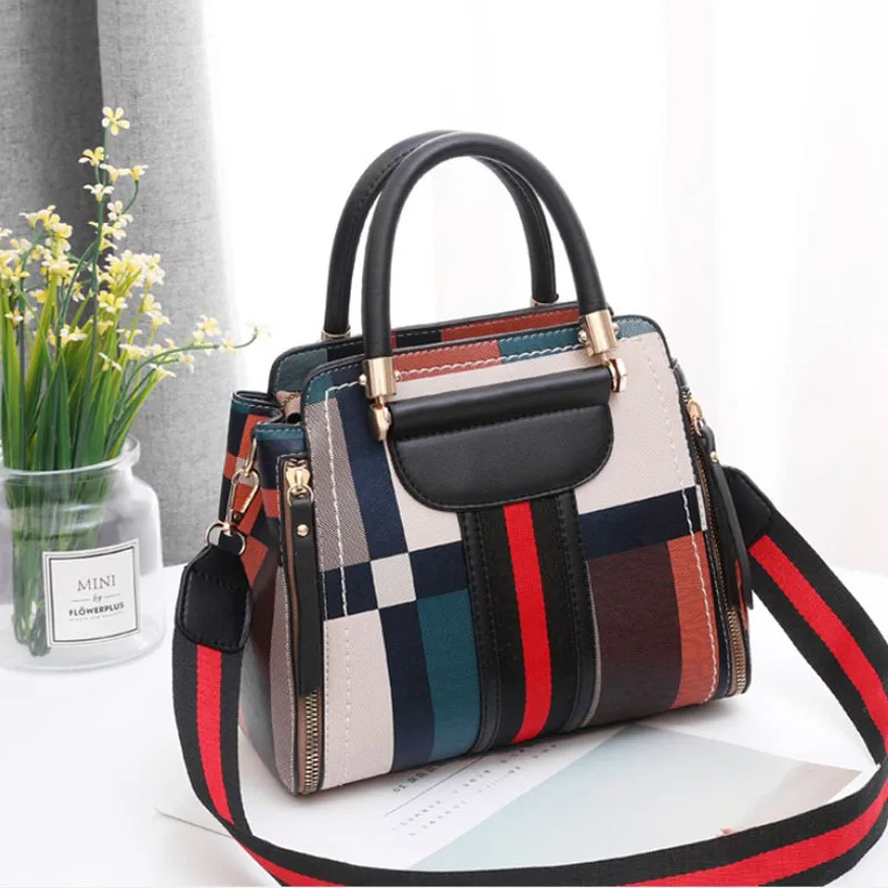 Pu кожаная повседневная женская сумка новая Корейская версия диагональной сумки