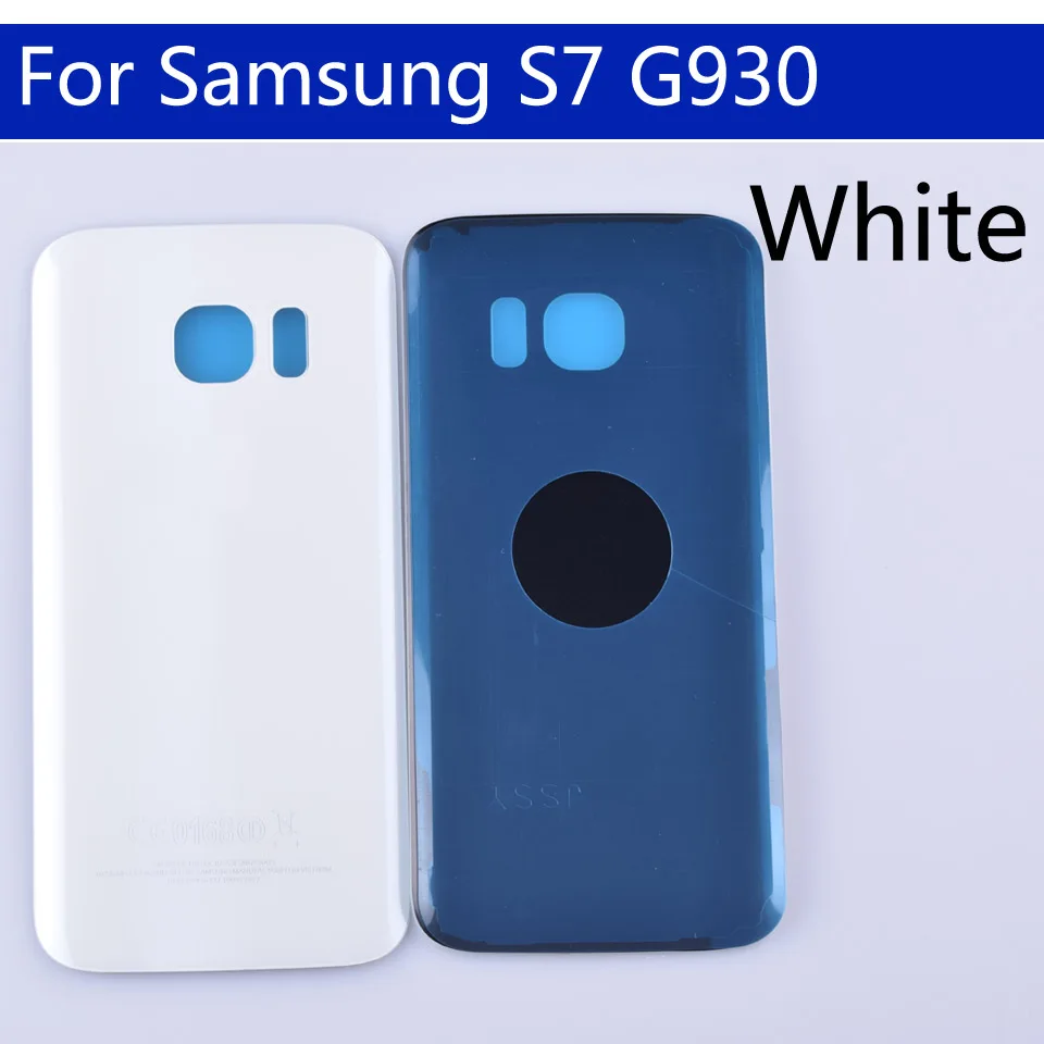 S7 задняя крышка батарейного отсека для samsung Galaxy S7 G930 G930F G930A SM-G930L задняя крышка батарейного отсека Запасные части