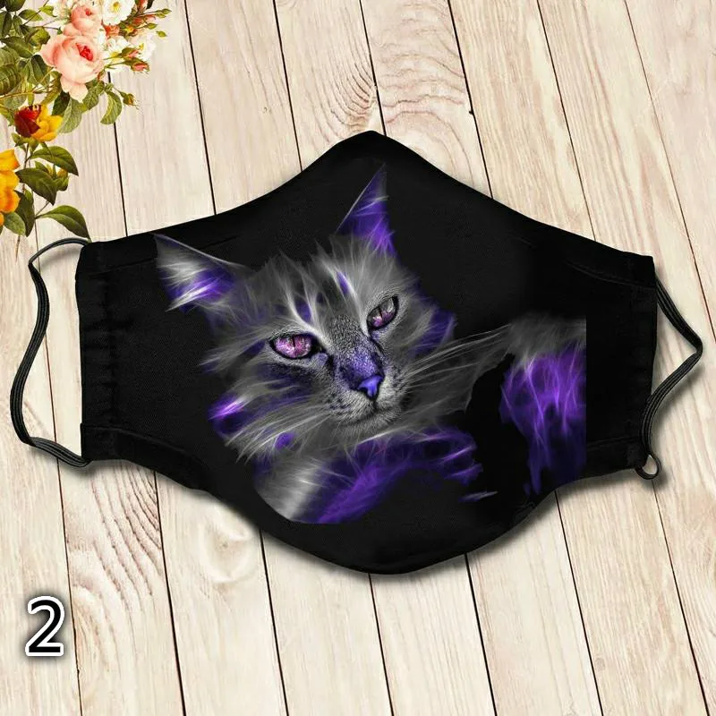 

Cat Masque Lavable Face Maks Halloween Cosplay Mask For Germ Protect Mascaras Mascarillas Mascherine Scarf