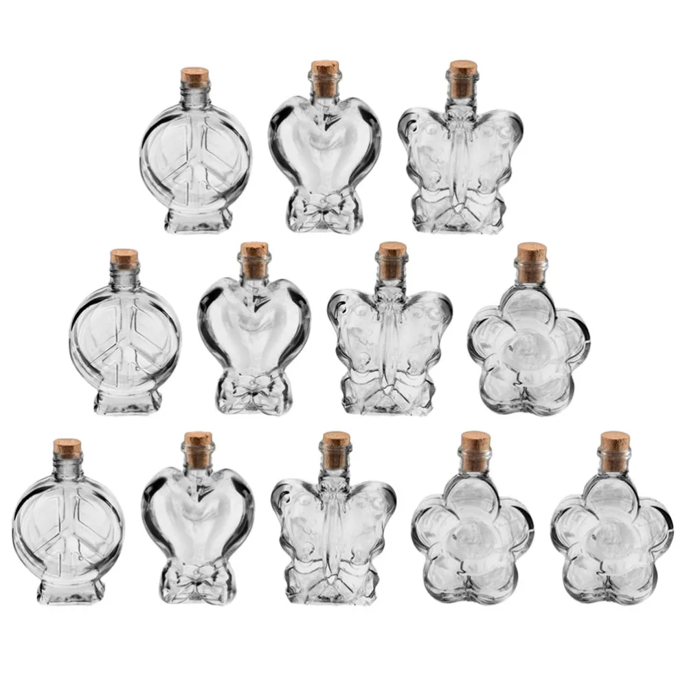 

25Pcs Empty Bottle Transparent Storage Container Boottle (Mixed Style)