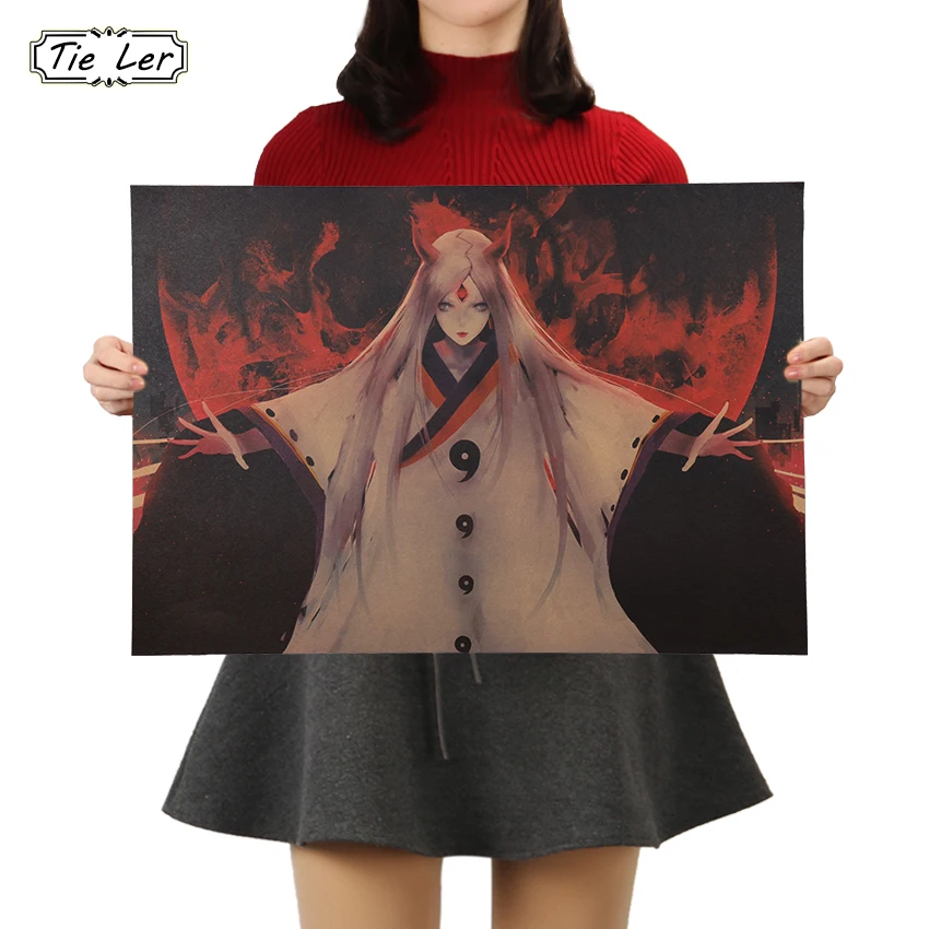 Галстук Ниндзя для подростков с рисунком из аниме стены Стикеры плакат в стиле