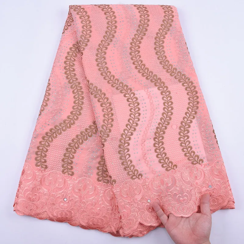 SJD кружева высокого качества хлопок африканская ткань вышивка швейцарская