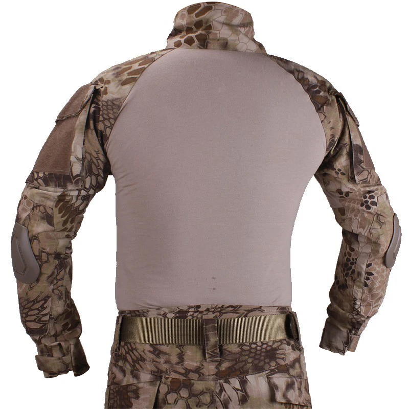 Военная камуфляжная футболка с налокотниками для страйкбола пейнтбола охоты |