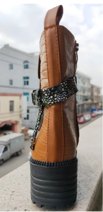С волнообразным краем zapatos de hombre женские ботинки инскусственный замш с зауженным