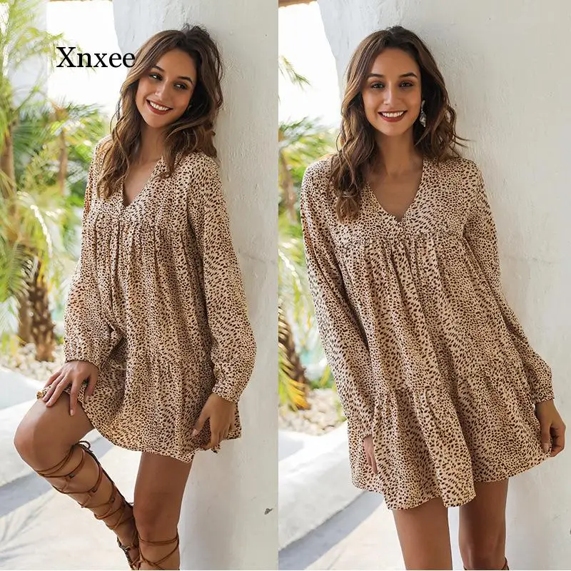 

Пикантные ботильоны с леопардовым принтом; Модельные туфли для женщин, повседневная одежда, коллекция: осень-зима V образным вырезом оборка...