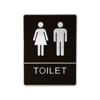 men women toilet signs bathroom washing dressing room signage board wall panels sticky sign plate adhesive bathroom plastic sign