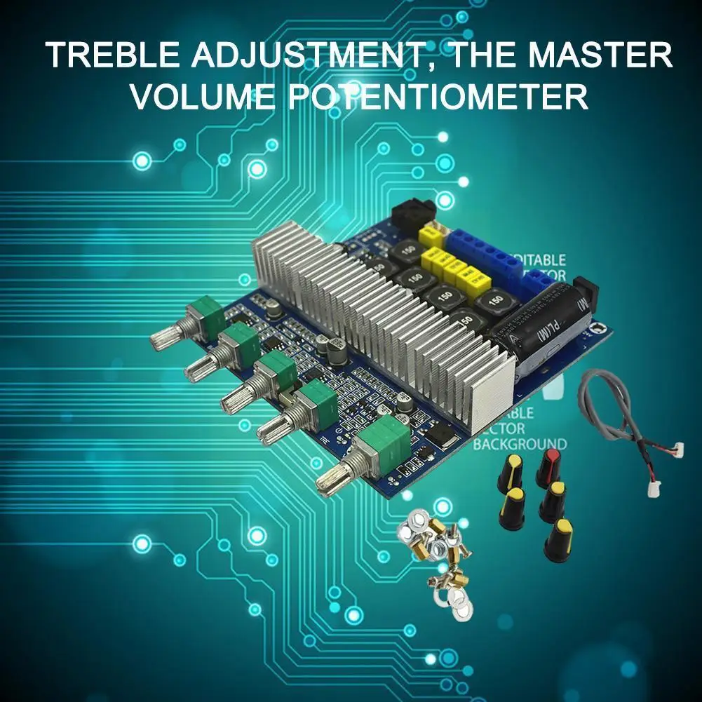 

Новинка TPA3116D2 Bluetooth-совместимый 5,0 двухканальный стерео усилитель высокой мощности 2,1 цифровая плата аудио U7H9