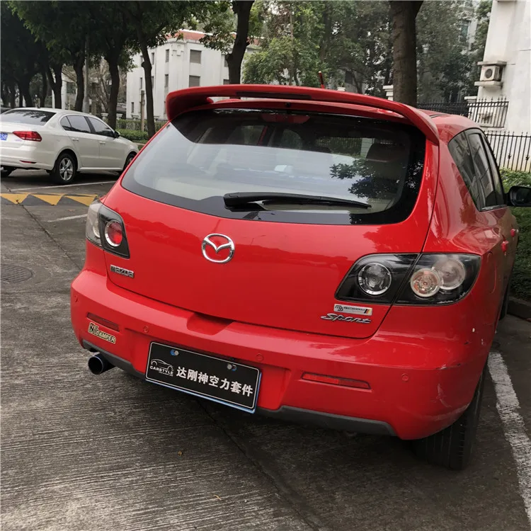 Спойлер для Mazda 3 2006 2013 спойлер хэтчбека Mazda3 HSDD из АБС пластика цвет заднего крыла