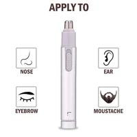 electric nose hair trimmer electric nose hair trimmer mini portable ear trimmer for men nose hair shaver waterproof safe cleaner