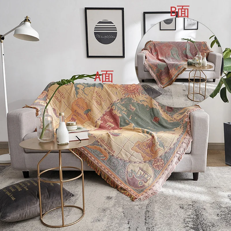 Европейское покрывало для дивана кожаная деревянная подушка нескользящее