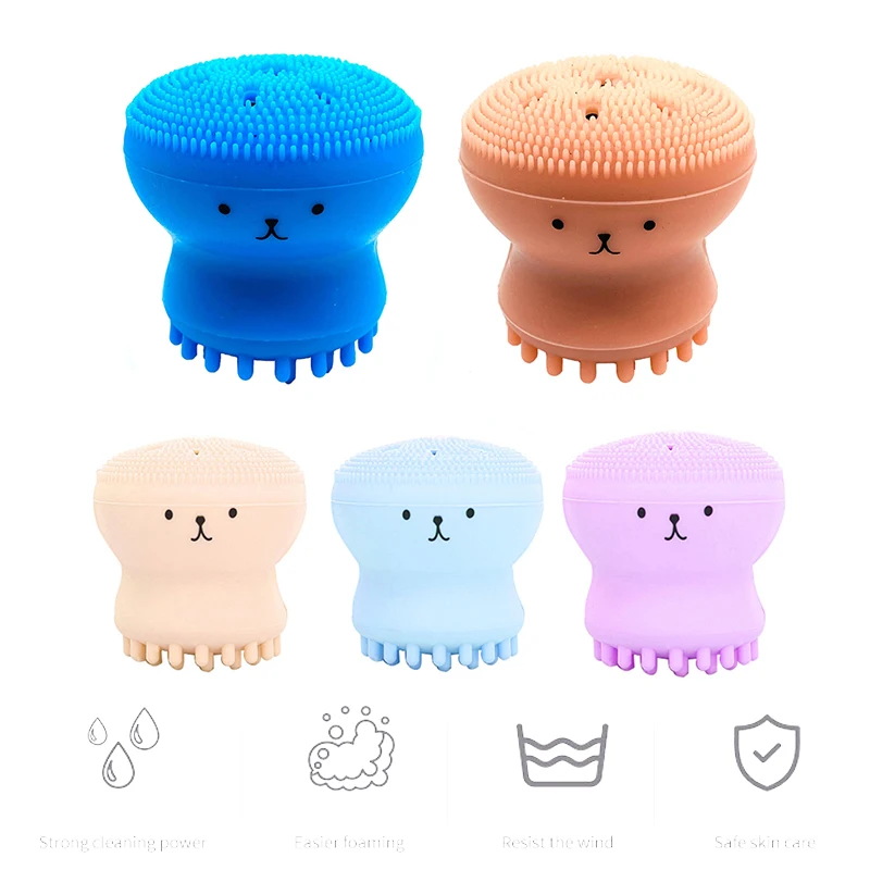 

Силиконовая губка для ухода за кожей лица, средство для глубокой очистки лица