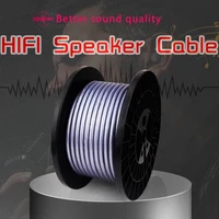 hifi speaker cable 6n occ pure copper speakers acoustics for home diy banana plug y spade plugs power amplifiers audio cords