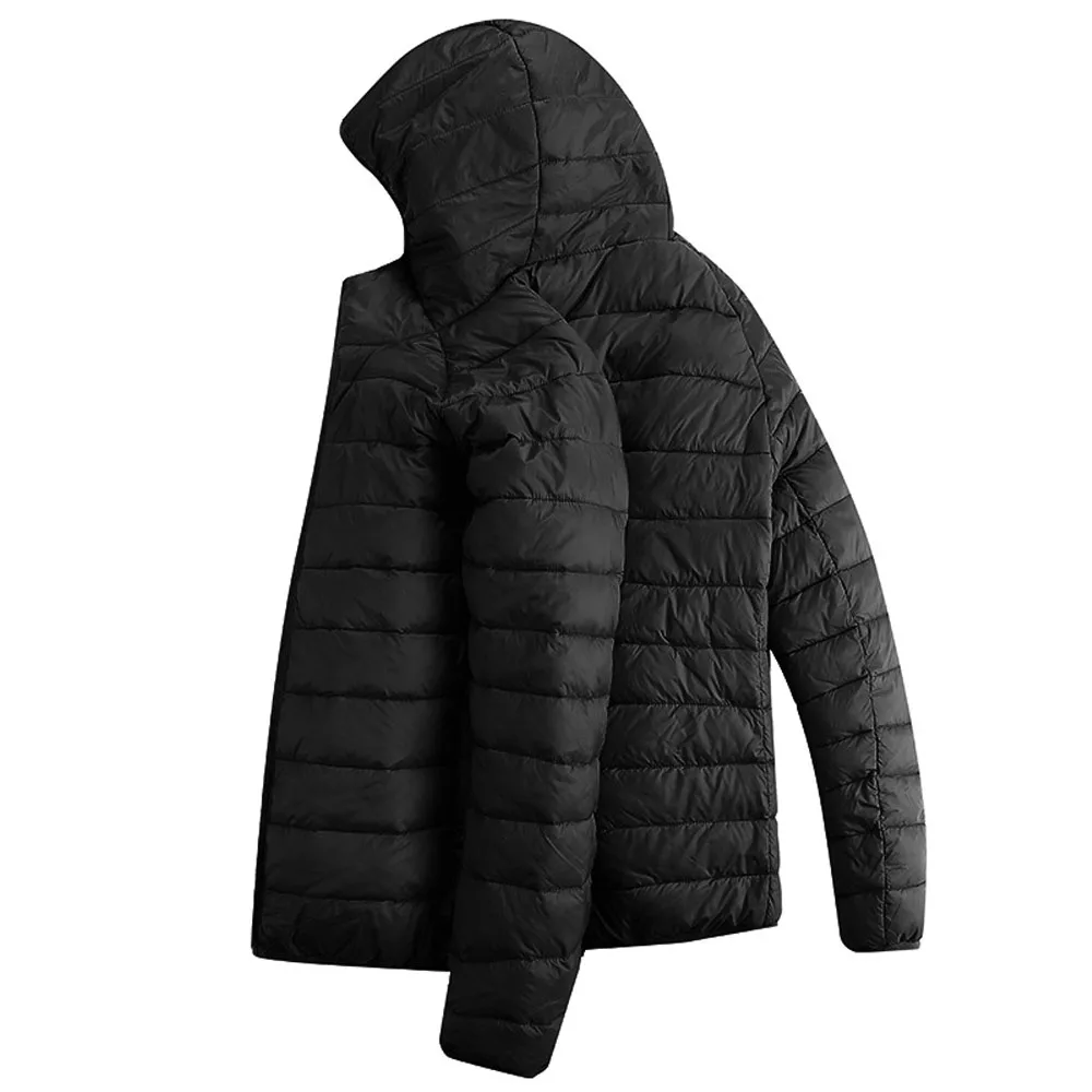 WJJDFC 2021 Heating Jackets NEW Men Winter Warm USB Outdoor Electric Heating Jackets Pure Color Hooded Heated Winter Clothing