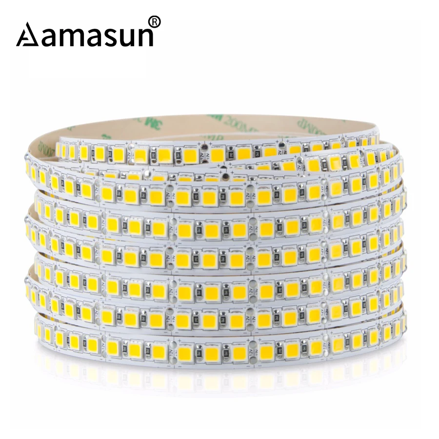 5054SMD светодиодный светильник DC 12 В 60 Светодиодный s/m 120 светодиодный s/m супер яркий холодный белый теплый белый светодиодный светильник IP33 IP65 IP67 водонепроницаемый