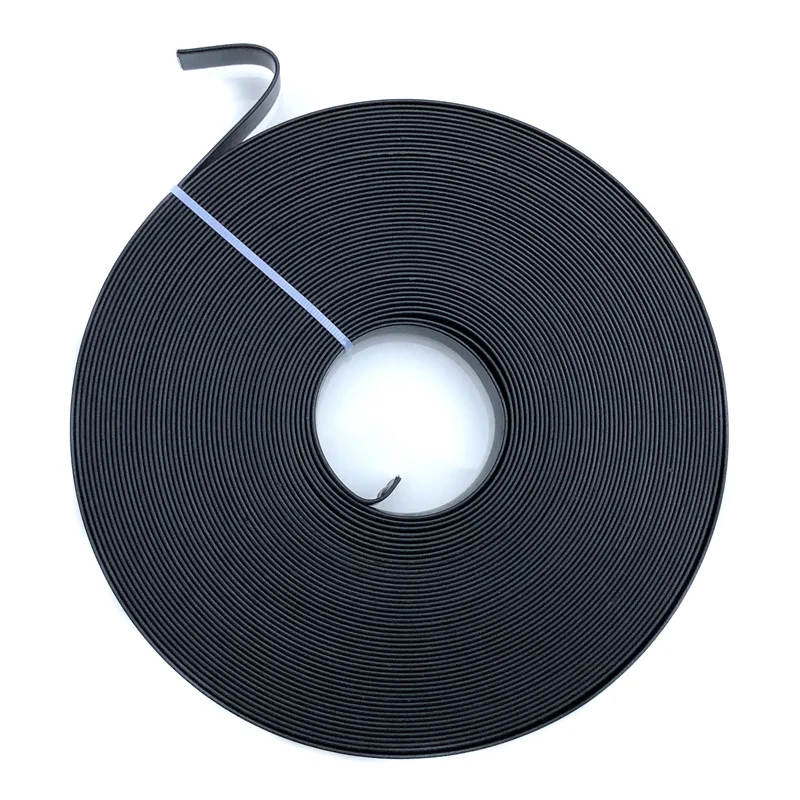 

Black Plastic Wrapped Stainless Steel 304 Thin Plate Self-Lock Tape Strip Sheet Tie Thickness 0.4mm Width 5-16mm Length 25 Meter